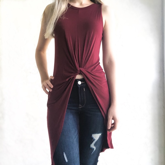 Soprano High Low Tunic Tank Size Small - Picture 2 of 5